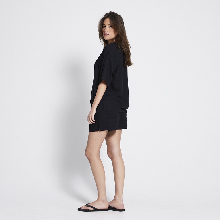 Linen blend shorts "Daphne Shorts" Black